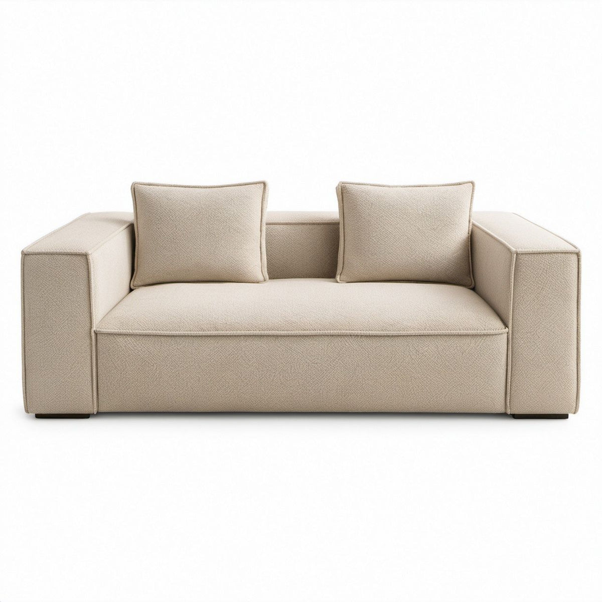 2-Sitzer-Sofa, Beige, 160 x 95 x 78 cm